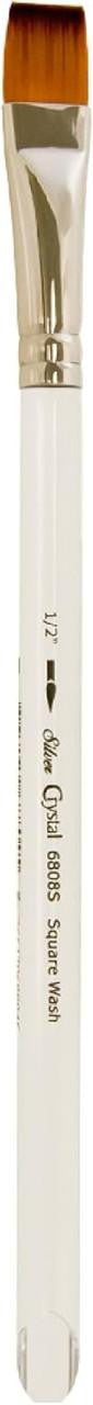 Silver Brush Crystal Series Brushes - 1/2 in., square wash