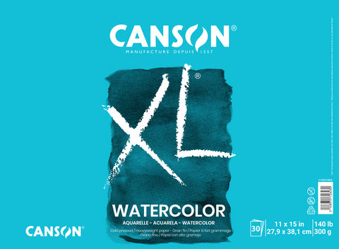 Canson XL Series: Watercolor 30 Sheet 11X15 PAD