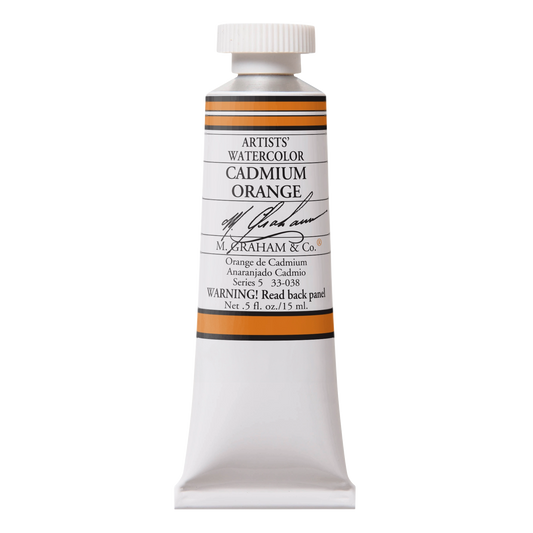 M GRAHAM Cadmium Orange .5oz Watercolor
