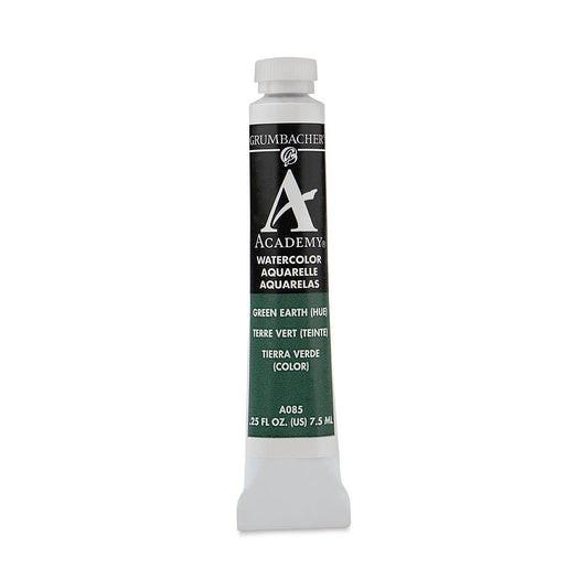 GRUMBACHER ACADEMY WATERCOLOR GREEN EARTH 7.5ML