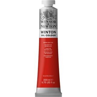 WINSOR & NEWTON WINTON OIL COLOUR 37ML VERMILION HUE