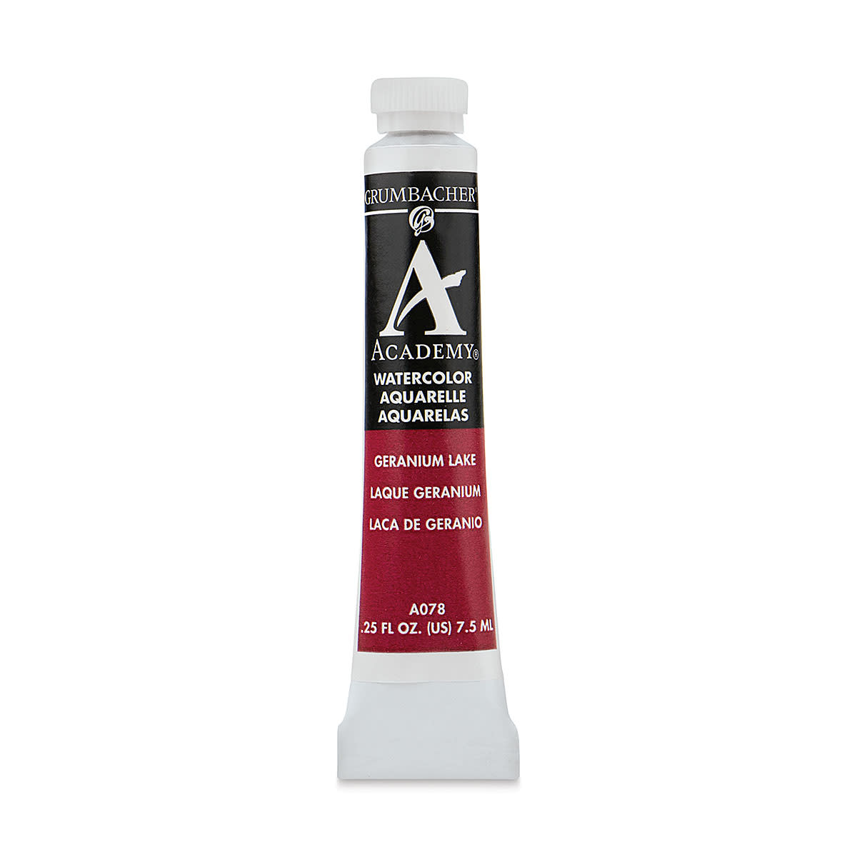 GRUMBACHER ACADEMY WATERCOLOR GERANIUM LAKE 7.5ML