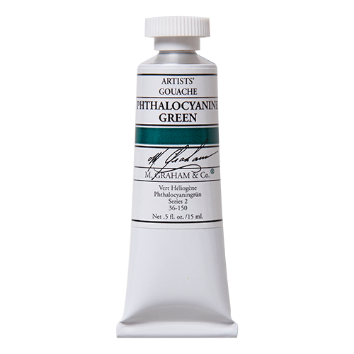 M. Graham 15ML Gouache - PHTHALOCYANINE GREEN
