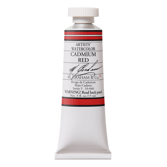 M GRAHAM Cadmium Red .5oz Watercolor