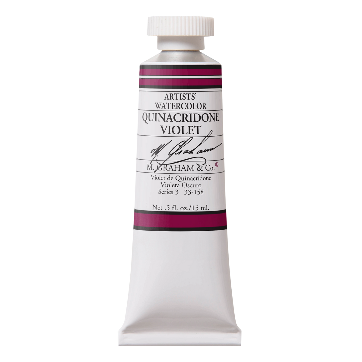M GRAHAM Quinacridone Violet .5oz Watercolor