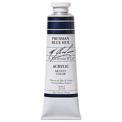 M GRAHAM PRUSSIAN BLUE HUE 60ML TUBE ACRYLIC