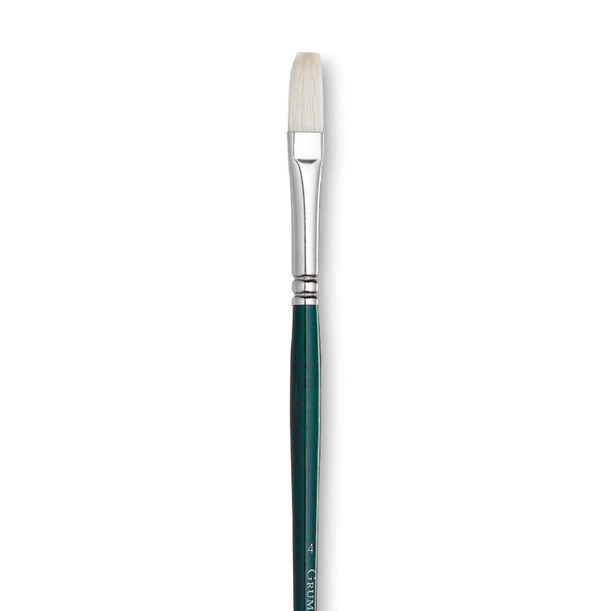 GAINSBOROUGH OIL/ACRY WHITE BRISTLE LONG HANDLE FLAT 4