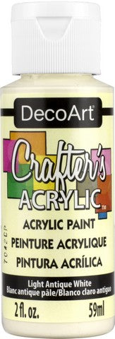 DECO ART CRAFTERS ACRYLIC LIGHT ANTIQUE WHITE 2OZ