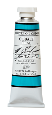 M GRAHAM COBALT TEAL 37ML OIL COLOR