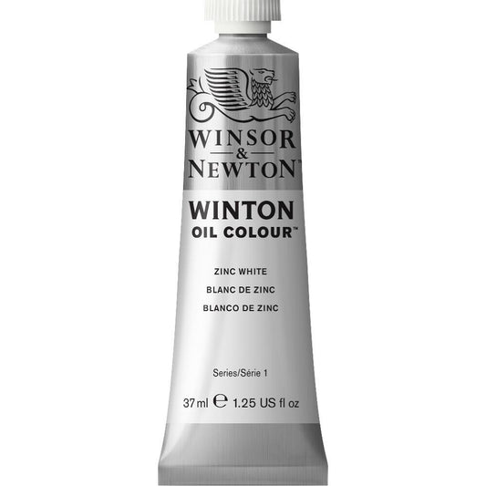 WINSOR & NEWTON WINTON OIL COLOUR 37ML ZINC WHITE