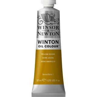WINSOR & NEWTON WINTON OIL COLOUR 37ML YELLOW OCHRE