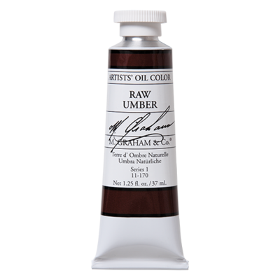 M GRAHAM RAW UMBER 37ML OIL COLOR