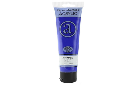 ART ADVANTAGE ACRYLIC PAINT 4oz  Ultra Blue