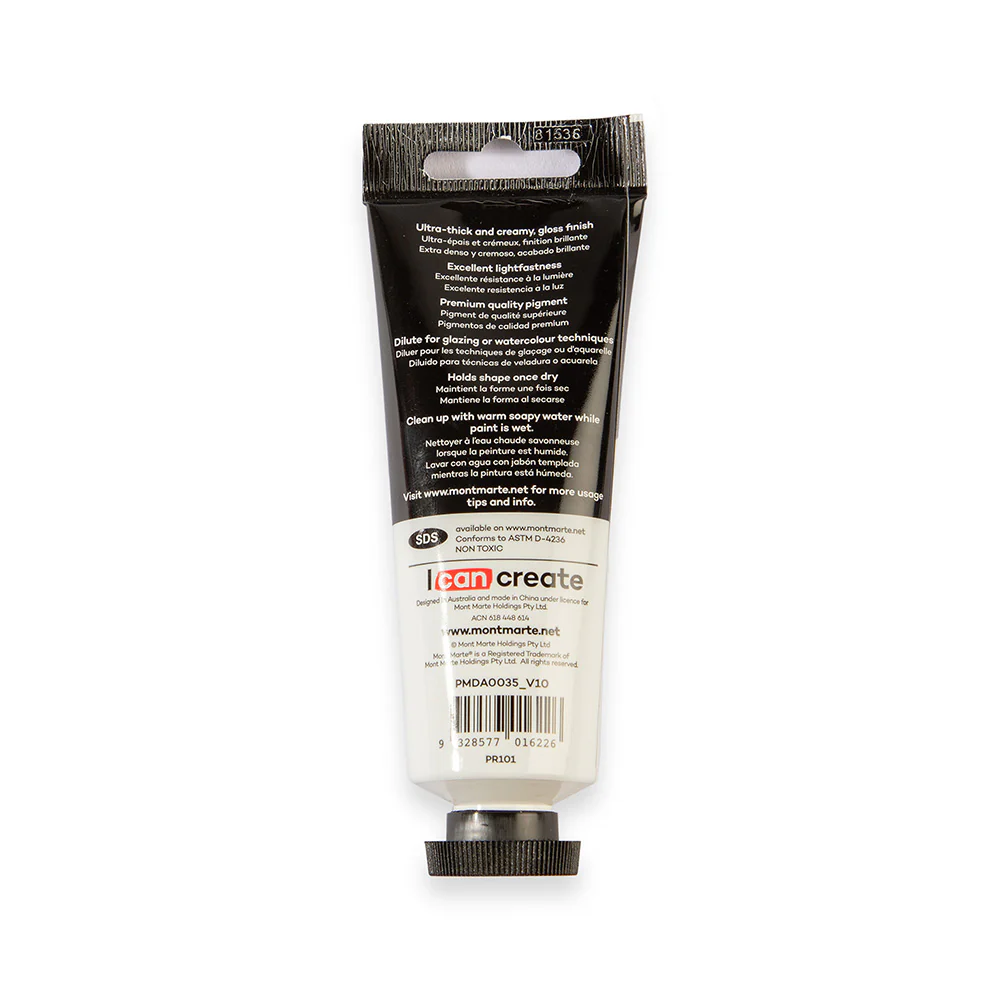 MONT MARTE DIMENSIONS ACRYLICS 75ML  - Red Ochre