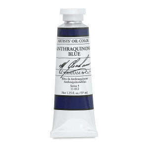 M GRAHAM ANTHRAQUINONE BLUE 37ML OIL COLOR