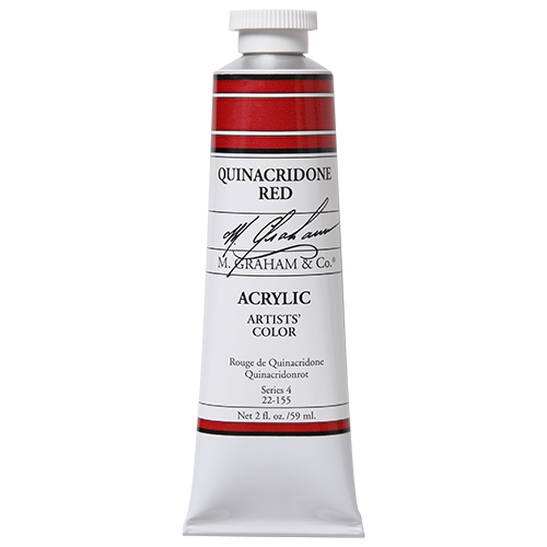 M GRAHAM QUINACRIDONE RED 60ML TUBE ACRYLIC