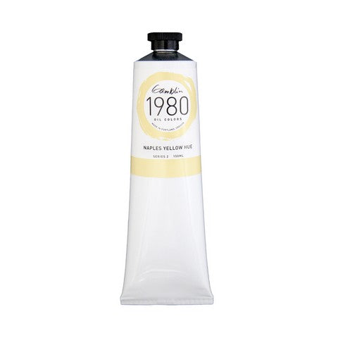 Gamblin 1980 Oil Colors - Naples Yellow