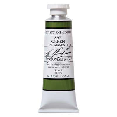 M GRAHAM SAP GREEN PERMANENT 37ML OIL COLOR