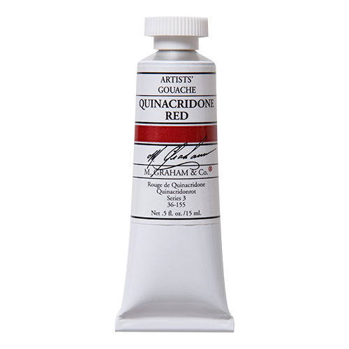 M. Graham 15ML Gouache - QUINACRIDONE RED
