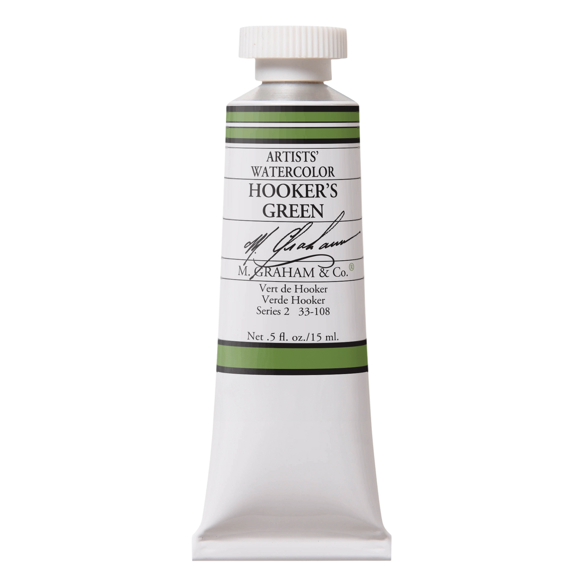 M GRAHAM Hookers Green .5oz Watercolor
