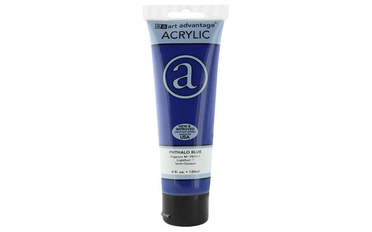 ART ADVANTAGE ACRYLIC PAINT 4oz Phthalo Blue