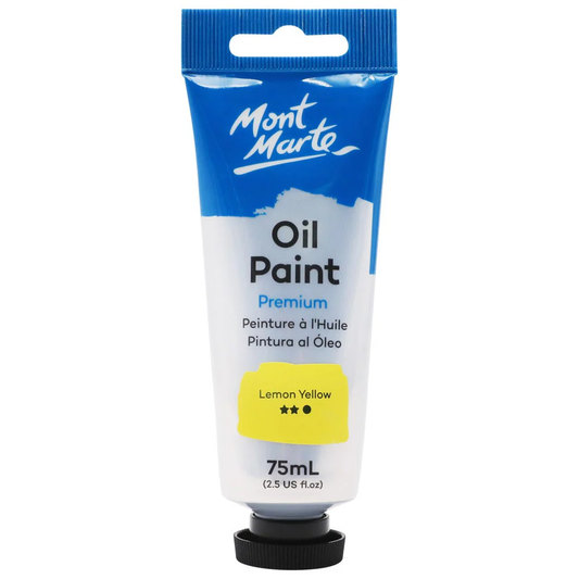 MONT MARTE Oil Paint 75ml - Lemon Yellow