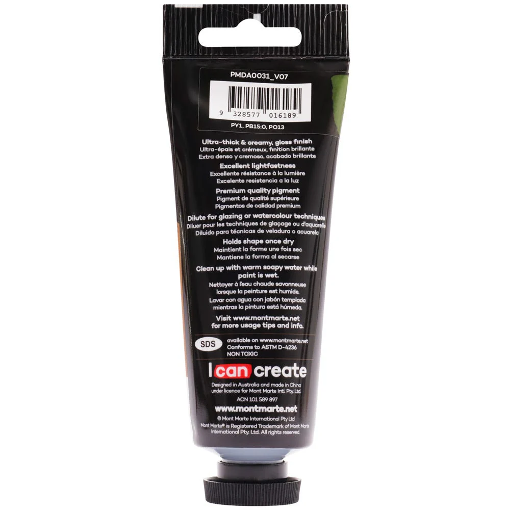 MONT MARTE DIMENSIONS ACRYLICS 75ML  - Olive Green