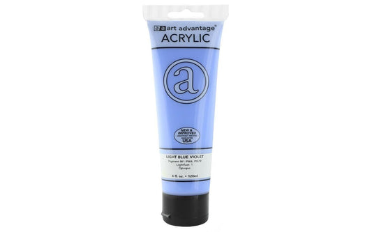 ART ADVANTAGE ACRYLIC PAINT 4oz Light Blue Violet