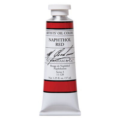M GRAHAM NAPHTHOL RED 37ML OIL COLOR