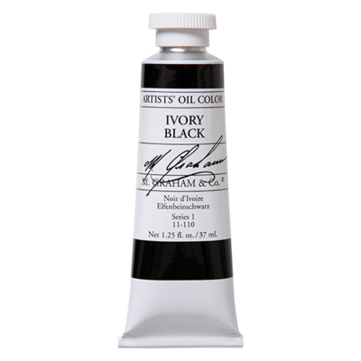 M GRAHAM IVORY BLACK 37ML OIL COLOR