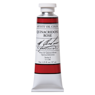 M GRAHAM QUINACRIDONE ROSE 37ML OIL COLOR