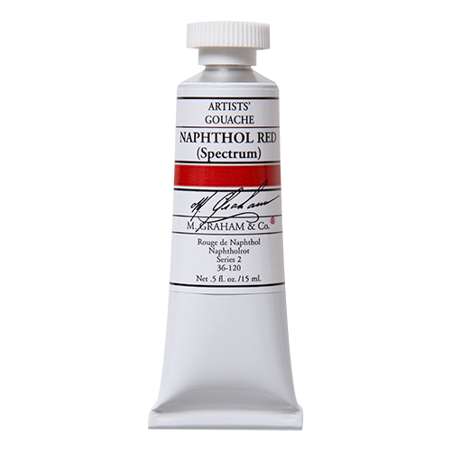 M. Graham 15ML Gouache - NAPHTHOL RED SPECTRUM