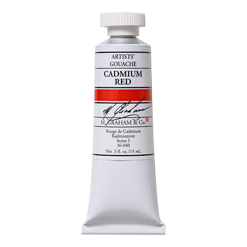 M. Graham 15ML Gouache - CADMIUM RED
