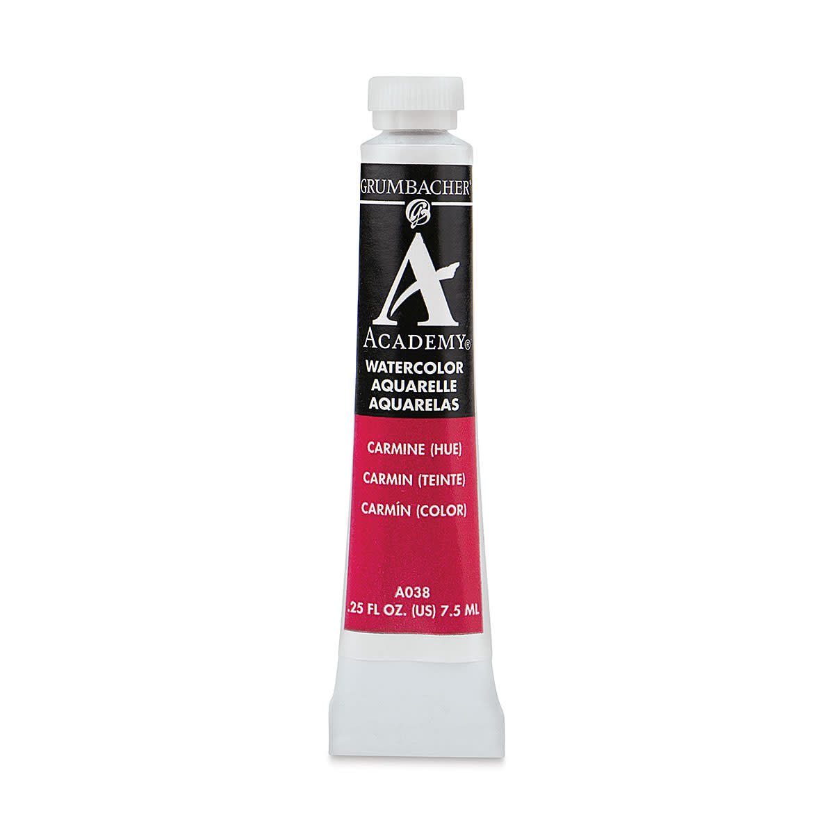 GRUMBACHER ACADEMY WATERCOLOR CARMINE 7.5ML