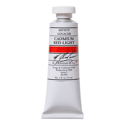 M. Graham 15ML Gouache - CADMIUM RED LIGHT