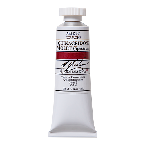 M. Graham 15ML Gouache - QUINACRIDONE VIOLET SPECT
