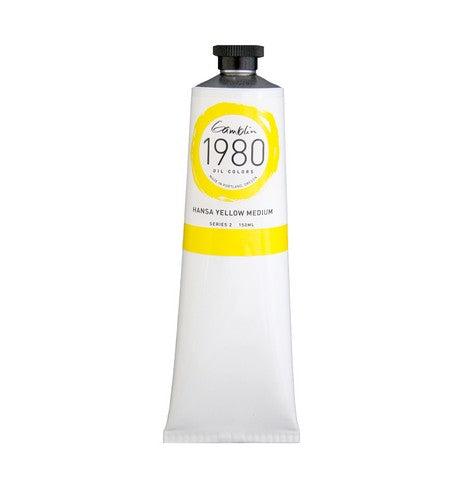 Gamblin 1980 Oil Colors - Hansa Yellow Medium