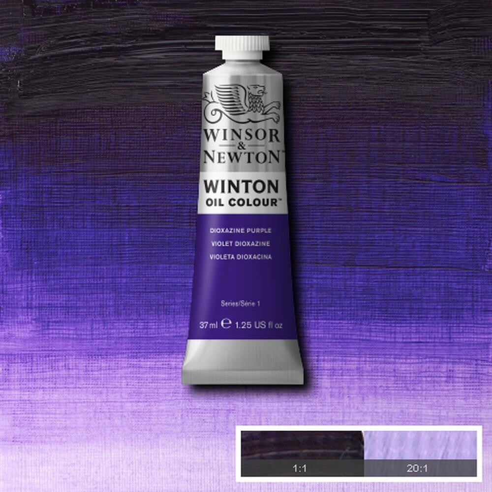 WINSOR & NEWTON WINTON OIL COLOUR 37ML DIOXAZINE PURPLE