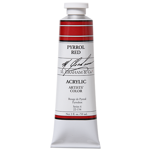 M GRAHAM PYRROL RED 60ML TUBE ACRYLIC