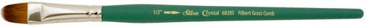 Silver Brush Crystal Series Brushes - 1/2 in., filbert grass co