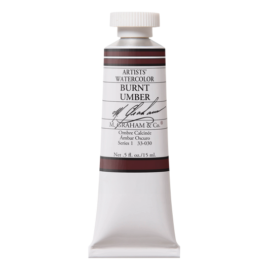 M GRAHAM Burnt Umber .5oz Watercolor