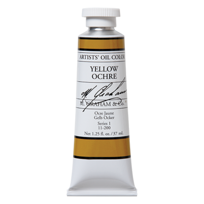 M GRAHAM YELLOW OCHRE 37ML OIL COLOR