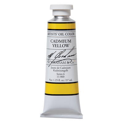 M GRAHAM CADMIUM YELLOW 37ML OIL COLOR