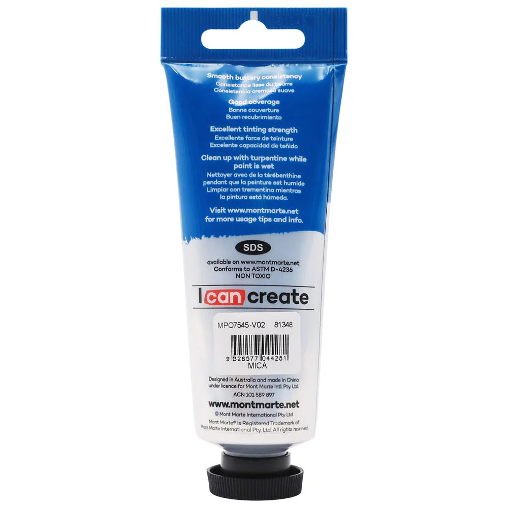 MONT MARTE Oil Paint 75ml - Silver