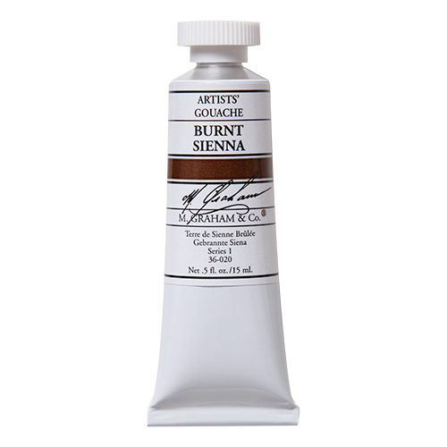 M. Graham 15ML Gouache - BURNT SIENNA