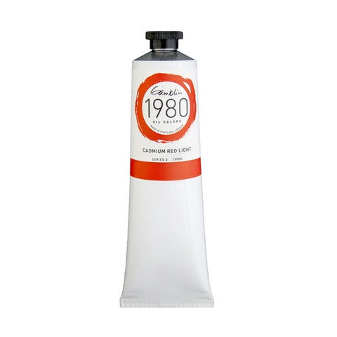 Gamblin 1980 Oil Colors - Cadmium Red Light