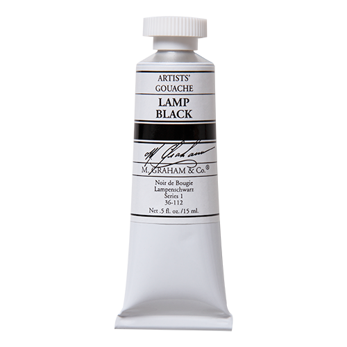 M. Graham 15ML Gouache - LAMP BLACK