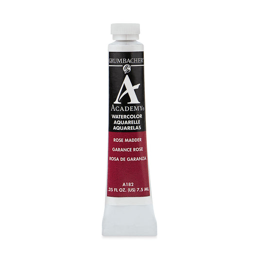 GRUMBACHER ACADEMY WATERCOLOR ROSE MADDER 7.5ML