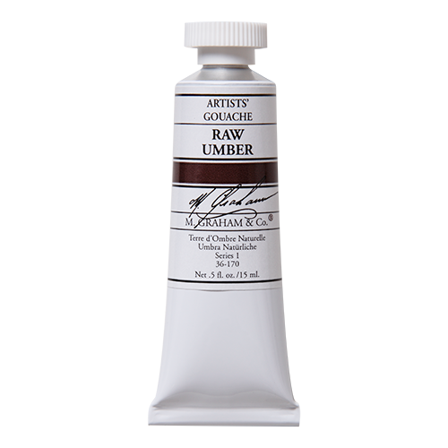 M. Graham 15ML Gouache - RAW UMBER