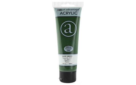 ART ADVANTAGE ACRYLIC PAINT 4oz Olive Green